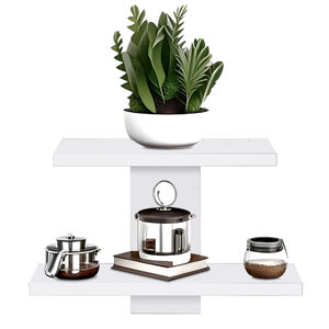 Étagère murale en bois pour salon |   Étagère au design unique en forme d'arbre, finition mate, pour organiser le bureau, la cabine, la cuisine - Product Image 1