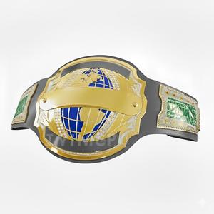 Custom World Heavyweight Championship Wrestling Title Belt 2cm Gold Plates Leather Waterproof Highly Breathable Eco-Friendly - Product Image 2