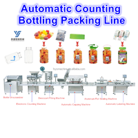 Ligne de conditionnement et de comptage entièrement automatique à 16 voies pour bonbons gélifiés, granulés de vitamine C, comprimés effervescents et capsules