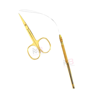 Kit d'outils pour extensions capillaires – Pinces métalliques à forte adhérence, ciseaux, clips, ensemble d'installation et de retrait, couleur or – Outils de coiffure professionnels - Product Image 5