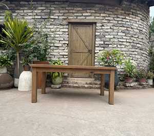 Rustic <b>Brown</b> Recycled Wood Oak <b>Table</b> Furniture for Home Use from VietNam Square Solid Wood Dining <b>Table</b>, Walnut, Pine - Product Image 5