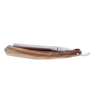 Sustainable RSI Face Barber <b>Razors</b> 2025 Stainless Steel Cut Edge Straight <b>Blade</b> Wood Handle 58 Half Hollow Effortless - Product Image 3