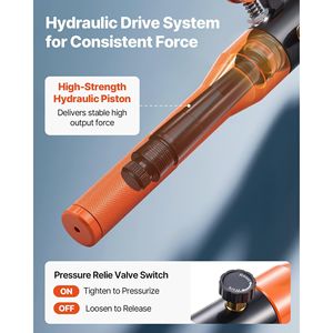 Pinza Idraulica Professionale per Crimpatura Tubi in Rame da 1/2'', 3/4'', 1'' - Attrezzo a Pressione per Raccordi Stretti in Rame - Product Image 4