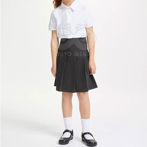 ชุดนักเรียนหญิงแบบกำหนดเอง ออกแบบชุดนักเรียน กระโปรง เสื้อเชิ้ต เสื้อเบลเซอร์ ขายส่งชุดนักเรียน - Product Image 3