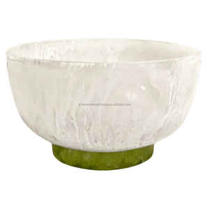 Haute qualité personnalisé fabriqué à la main haute-poli résine bol corne ustensiles de cuisine servant soupe bol sculpté Technique - Product Image 3