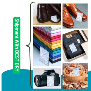 สารดูดความชื้นชนิดแห้งคุณภาพสูง CaCl2 10 กรัม ดูดซับความชื้นได้ 300% ความบริสุทธิ์ 100% ปราศจาก DMF ป้องกันเชื้อรา ดีไซน์สามชั้น สำหรับอุปกรณ์อิเล็กทรอนิกส์ - Product Image 4