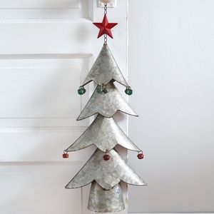 Ornement de Noël suspendu en métal fait main avec un design festif unique pour la décoration de l'arbre et les expositions de fêtes - Product Image 4