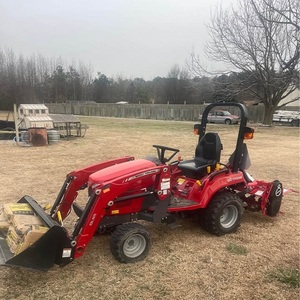 Compre un Tractor Massey Ferguson GC1723E 4WD de 22.5 HP con Motor Original, Cargador, Retroexcavadora y Accesorio de Segadora Disponible para Suministro - Product Image 5