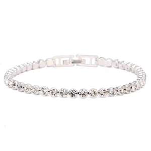 Bracelet Classique Personnalisable en Argent Sterling 925, Chaîne Tennis Entièrement Sertie de Zircons Diamantés 4mm 5mm 6mm 7mm pour Homme et Femme - Product Image 6