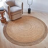 Alfombra de Yute Trenzado de 6 Pies de Alta Calidad, Ecológica, de Pelo Medio, Hecha a Mano, Tejida Naturalmente, para Entrada y Sala de Estar, ¡Gran Venta! - Product Image 2