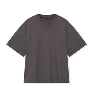 T-shirts unisexes 100 % coton de haute qualité pour hommes – Fabricants de t-shirts coupe ample à épaules tombantes et grammage lourd - Product Image 2