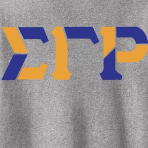 เสื้อยืดลายกรีก Sigma Gamma Rho สีเทา เสื้อยืดลำลองสำหรับผู้หญิง เสื้อยืดลายกรีกแขนสั้นแบบกำหนดเอง - Product Image 6