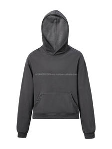 Streetwear avec logo personnalisé 480gsm sweat à capuche en polaire pour hommes en coton épais épaule courte Boxy survêtements pour hommes sweats à capuche pour hommes - Product Image 3