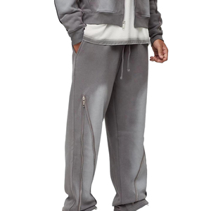 Trendy Fashion Customized <b>Men's</b> Casual <b>Baggy</b> Straight <b>Trousers</b> 100% Cotton Lightweight Waterproof Breathable Eco-Friendly Best - Product Image 6