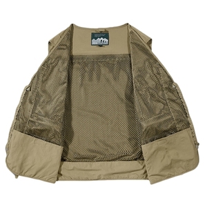 Chaqueta Corta de Trabajo de Alta Visibilidad, Estilo Cargo, Impermeable, de Poliéster, con Múltiples Bolsillos y Manga Larga, en Color Sólido, al por Mayor - Product Image 4