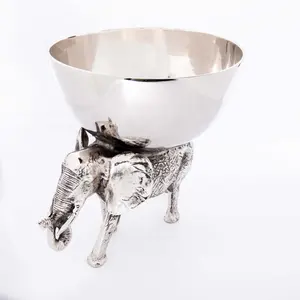 ถังน้ำแข็งอะลูมิเนียมความจุสูง ที่วางเครื่องดื่ม ดีไซน์หรูหรา ทำด้วยมือ เป็นมิตรกับสิ่งแวดล้อม แนวศิลปะสมัยใหม่ สำหรับวางบนโต๊ะ โรงแรม งานปาร์ตี้ - Product Image 4