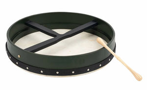 Bodhrán irlandais personnalisé avec logo, 18 pouces, tambour à cadre traditionnel irlandais avec logo personnalisable, tambour en bois Bodhrán irlandais de 16 pouces - Product Image 3