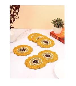 Home Hotel Restaurant Embroidery Beaded <b>Coaster</b> Elegant Design Wholesale Price <b>Table</b> Decorative Embroidery Beaded <b>Coaster</b> - Product Image 6