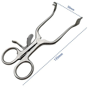Retractor Autoretráctil Weitlaner de 135 mm, Apertura Máxima de 60 mm, Instrumento Quirúrgico de Acero Inoxidable, Cirugía General Manual, ISO13485 - Product Image 6