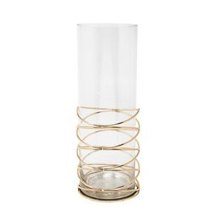 Refined Metal And Glass <b>Hurricane</b> Candle Holder Handmade Elegant <b>Lantern</b> For Home Office Hotel Decorative Display Purpose - Product Image 2