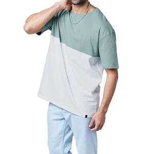 เสื้อยืดโอเวอร์ไซส์ผ้าบางเบาสำหรับผู้ชาย คุณภาพสูง ทรงหลวม สไตล์สตรีทแวร์ จากผู้ผลิตขายส่ง - Product Image 4