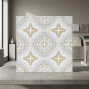 Azulejos de Porcelana Gris Efecto Madera 600x600mm, Acabado Brillante, Garantía de 4 Años, 10mm de Grosor, Diseño de Suelo Interior de Lujo - Product Image 6