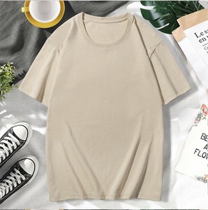 Camiseta Casual de Hombre Personalizada OEM, 180g, Algodón Peinado CVC, Tallas Grandes, Cuello Redondo, Manga Corta, Lista para Imprimir - Product Image 5