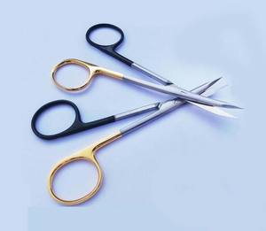 Ciseaux à iris professionnels en acier inoxydable allemand à pointe fine, droits, à lame émoussée et tranchante, pour instruments chirurgicaux, vente en gros, Pakistan - Product Image 6