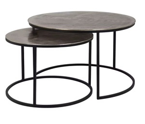 Mesa de Centro de Hierro Plegable Portátil de Lujo Moderna de Unicorn Handicrafts, Muebles de Diseño para Sala de Estar y Hogar - Product Image 4