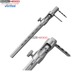 Jauge à calibre coulissant de 5 pouces (0-80 mm) en acier inoxydable, instrument de mesure de précision pour implantologie dentaire - Product Image 6