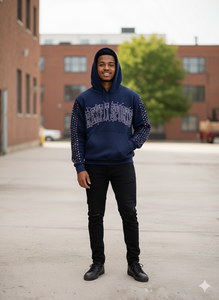 Servicios OEM: Sudaderas con Capucha Personalizadas con Logotipo, Bordado Desgastado, Pedrería, Fabricante Líder de Ropa Urbana, Sudaderas con Cremallera de Calidad Premium - Product Image 4