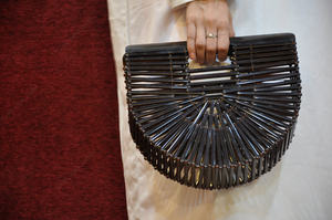 Luxury Handmade Resin Box Clutch With Beaded Handle Evening Party <b>Wedding</b> Statement Handbag For Women Wholesale - Product Image 3