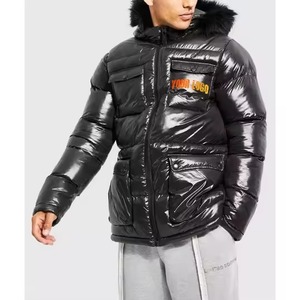 2026 Men Outdoor Hiking Custom Ultralight Thin <b>Packable</b> Long Hooded 900 Fill Cotton Canvas Winter <b>Jacket</b> - Product Image 1