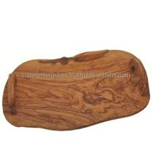 Ustensiles de cuisine de vente chaude et planche à découper en bois de table avec planche de boucher de style classique à double poignée et blocs à découper - Product Image 5