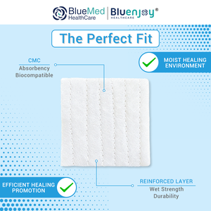 BLUENJOY Усиленная повязка из альгината кальция: усовершенствованная повязка высокой прочности для ран с обильным экссудатом - Product Image 3