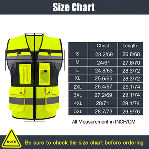 Gilet de sécurité haute visibilité réfléchissant zippé avec poches, unisexe, certifié EN, imprimé sérigraphié, pour le travail et la construction - Product Image 6