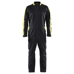 Overol de Trabajo de Alta Visibilidad para Hombre, Uniforme de Seguridad de Poliéster, Franjas Reflectantes Verdes - Product Image 1