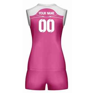 Uniformes de voleibol personalizados premium para jóvenes en negro y rojo, último estilo, conjuntos impresos con colores vibrantes y duraderos. - Product Image 2
