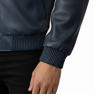 Men's <b>Leather</b> <b>Jacket</b> Custom Genuine Stand Autumn Short Casual Simple <b>Real</b> Cow <b>Leather</b> Coat Man Spring Winter <b>Jacket</b> Men - Product Image 5