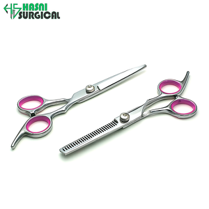 HASNI SURGICAL Instruments chirurgicaux durables certifiés CE de classe I pour usage hospitalier, ensemble de ciseaux de coiffure et d'éclaircissement pour barbier - Product Image 6