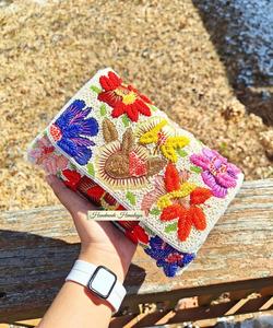 beaded bag beaded <b>handbag</b> handmade beaded bag beaded purse bead work bag designer beaded bag luxury beaded clutch - Product Image 5