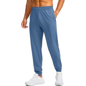 2025 Joggers de golf pour hommes pantalons de survêtement légers avec poches zippées pantalons d'entraînement athlétiques en bleu ardoise taille M/32" - Product Image 3