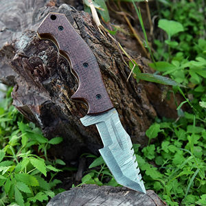 Couteau de survie personnalisable avec lame en acier inoxydable/acier au carbone pour le camping et les camionneurs - Prise en charge OEM, conception multifonctionnelle - Product Image 4