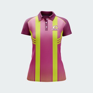 2026 New Design Breathable Knitted <b>Plain</b> Dyed Women's Polo Shirt Custom Logo Top Quality Casual Wear Needle Detection Shirt - Product Image 6