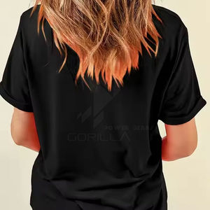 T-shirt décontracté tricoté pour femme 2026, 100 % coton respirant, col rond, manches courtes, écologique, nouveau style - Product Image 3