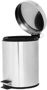 King International New Design <b>Pedal</b> <b>Bin</b> Stainless Steel Dustbin for Office or Bedroom Perforated Steel Waste <b>Bin</b> - Product Image 4