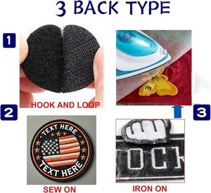 Écussons brodés personnalisés à coudre ou thermocollants pour vêtements : Aigle de nuit du club d'aventure, Voilier, Fusée spatiale, Ours - Product Image 3