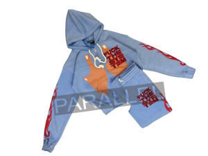 High Quality Winter Woven Cotton Printed Custom Graphic Vintage Quick Dry Hoodie and <b>Sweatpants</b> <b>Set</b> for Men - Product Image 2