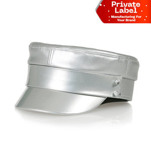 OEM Custom Logo Fiddler <b>Cap</b> Private Label Embroidery Flat Top Hat Customized Brand Print Fiddler <b>Cap</b> Blank <b>Vintage</b> Sailor <b>Cap</b> - Product Image 1