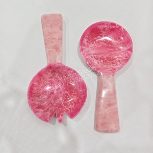 Cuillère en résine, cuillère à salade en résine, cuillère à mélanger en résine, cuillère de cuisine en résine, cuillère de table en résine, cuillère de présentation en résine, cuillère décorative en résine - Product Image 2